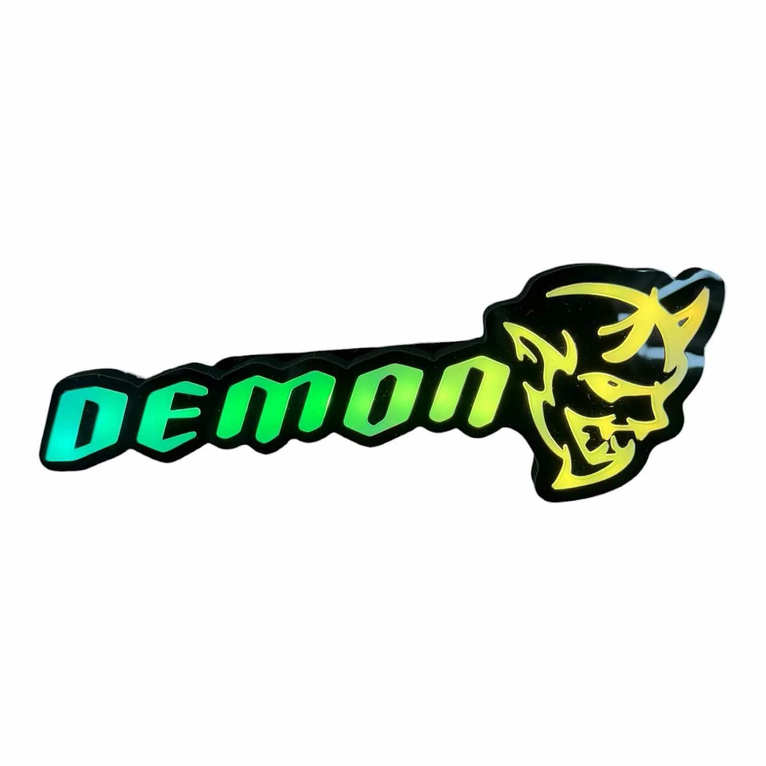LED Demon Grille Badge – Light-Up Emblem (Demon Style) - Image 3