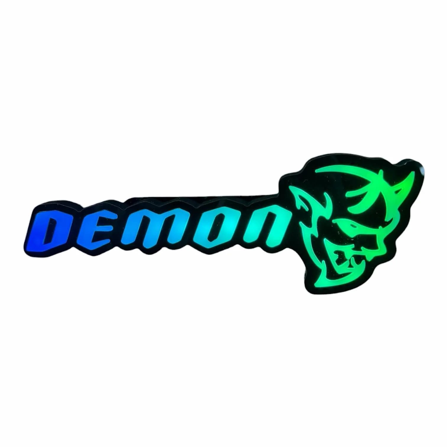 LED Demon Grille Badge – Light-Up Emblem (Demon Style) - Image 4