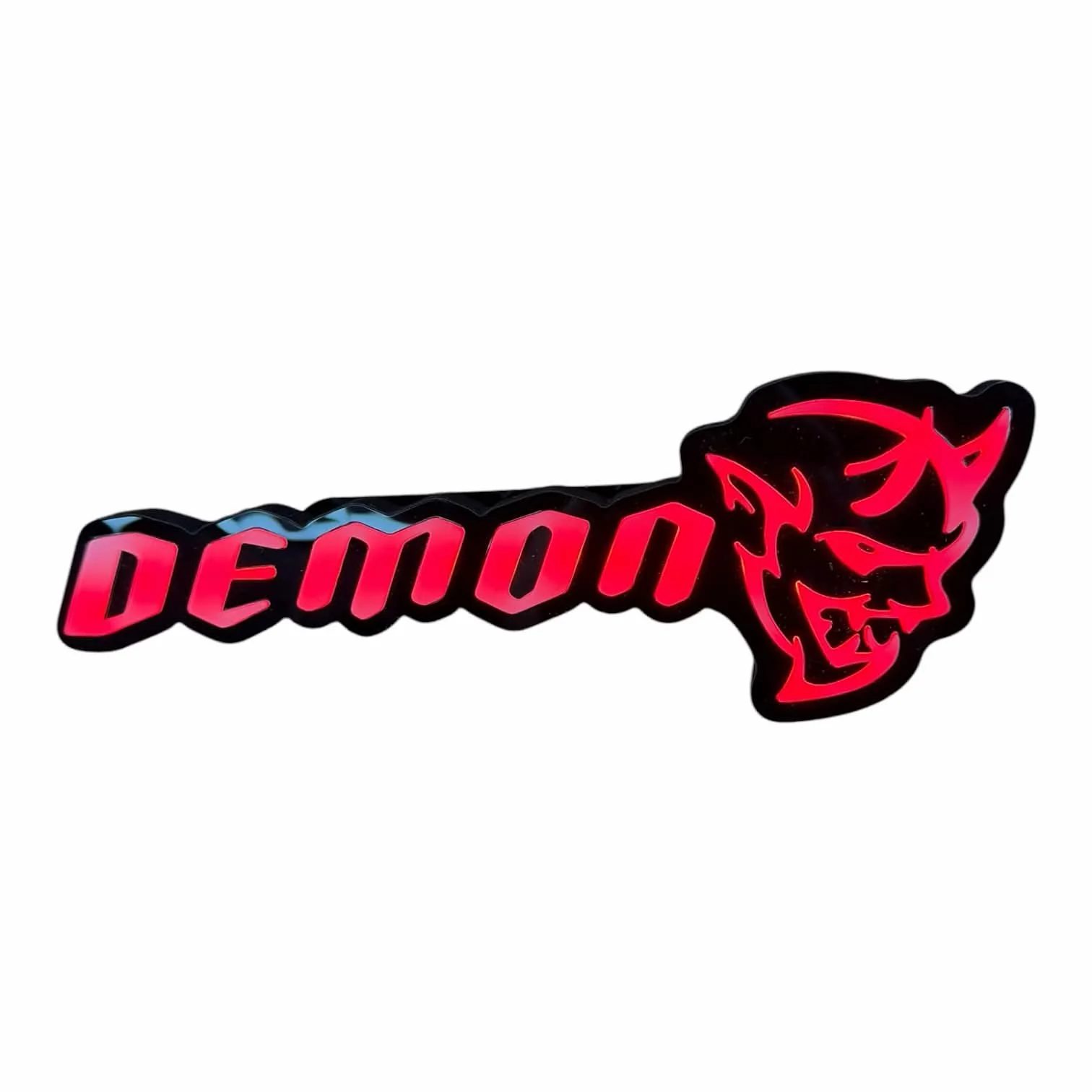 LED Demon Grille Badge – Light-Up Emblem (Demon Style) - Image 6
