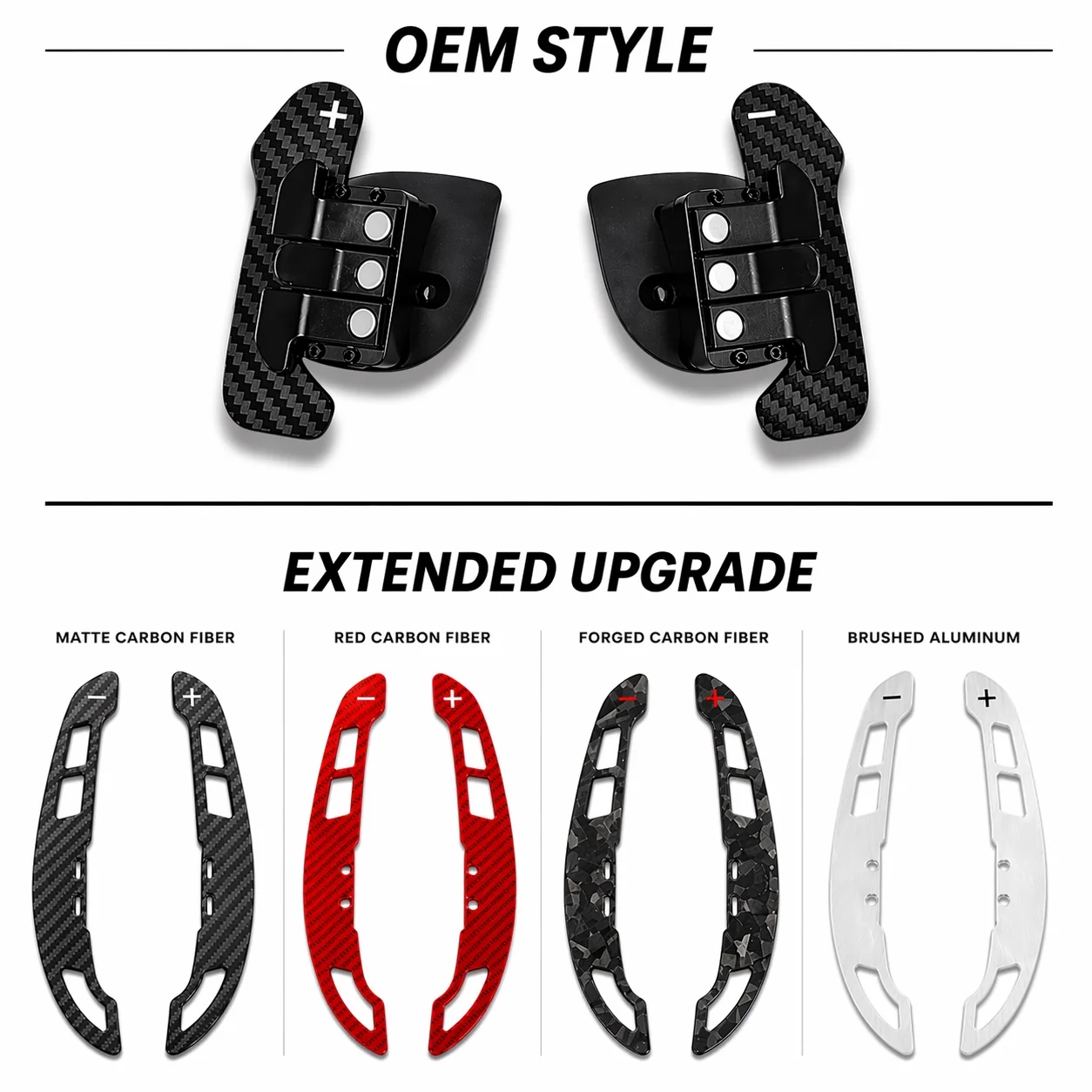 Magnetic Paddle Shifters for Dodge / Mopar – Carbon Fiber OEM+ Upgrade - Image 4