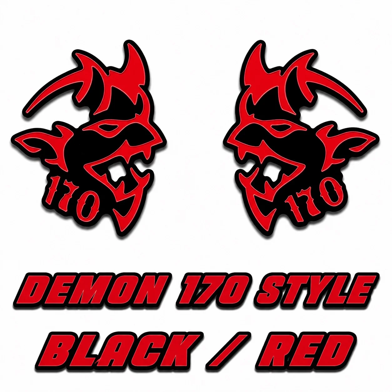 Premium Acrylic Demon 170 Fender Emblem - Image 3