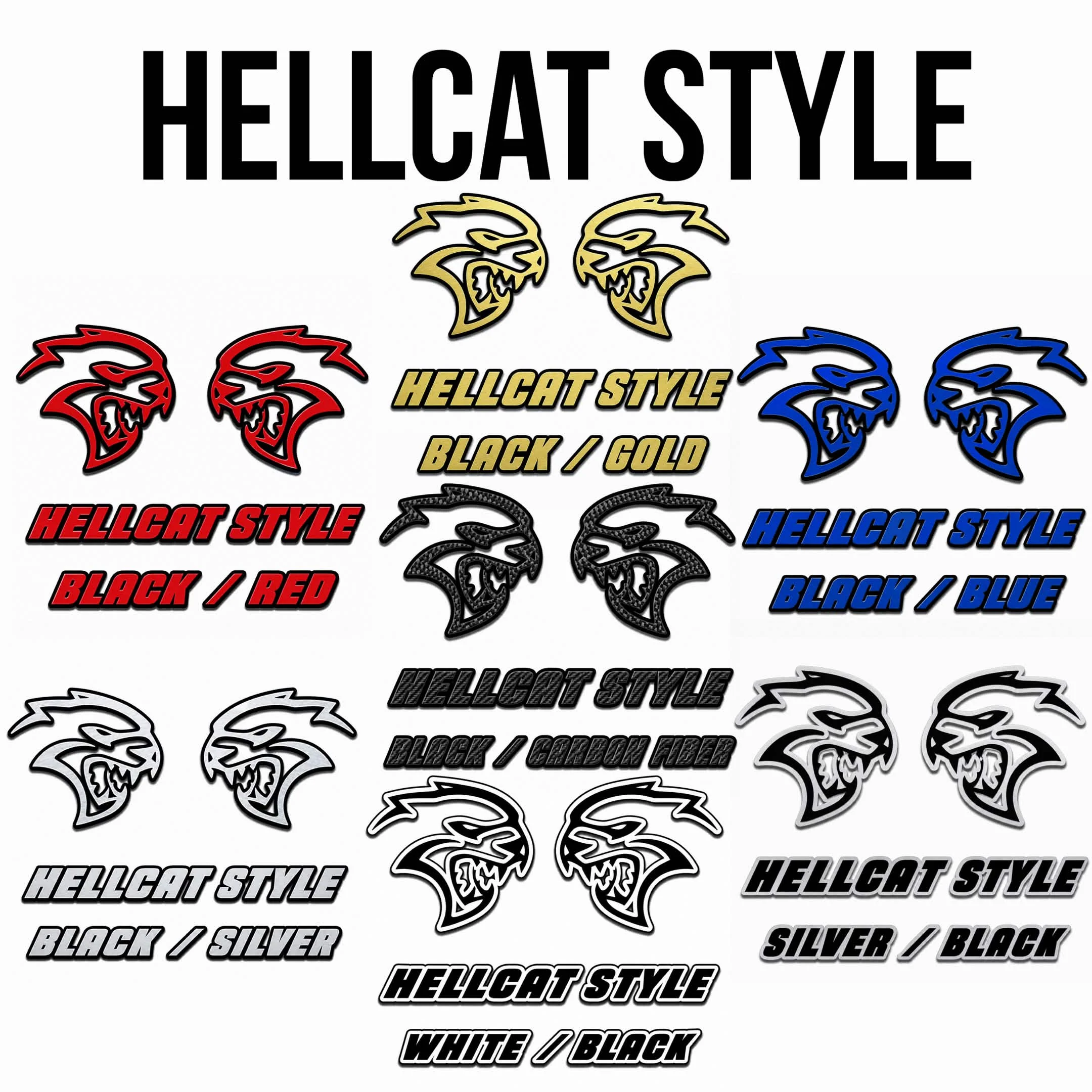 Premium Acrylic Hellcat Fender Emblem