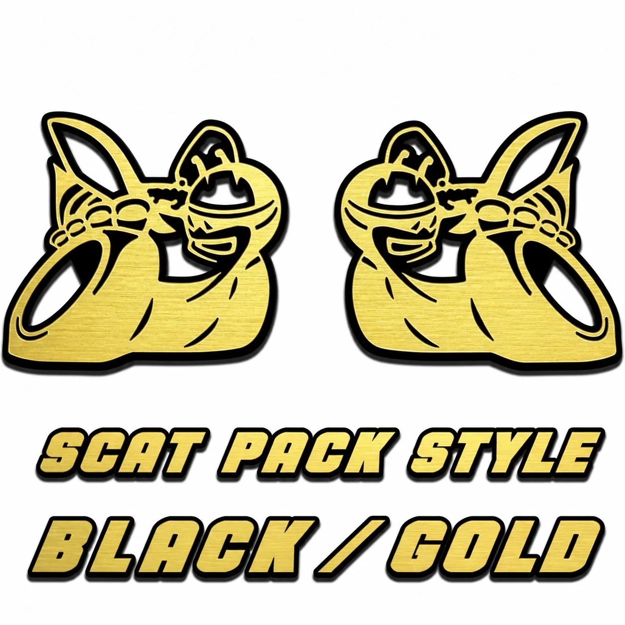 Premium Acrylic Scat Pack Logo Fender Emblem - Image 3