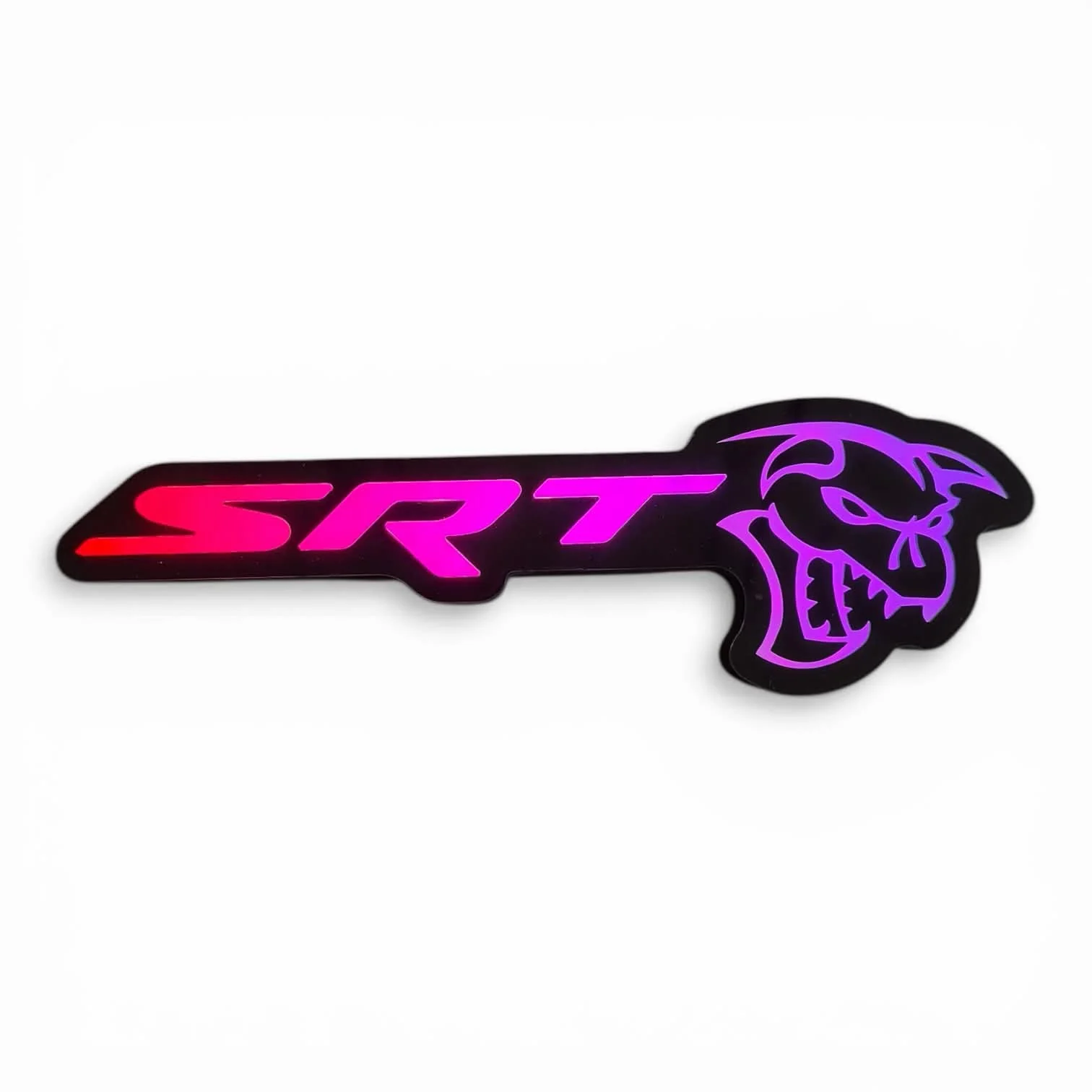 SRT Ghoul LED Badge – RGB (Multi-Color + Chasing LEDs) for Dodge Charger, Challenger - Image 3