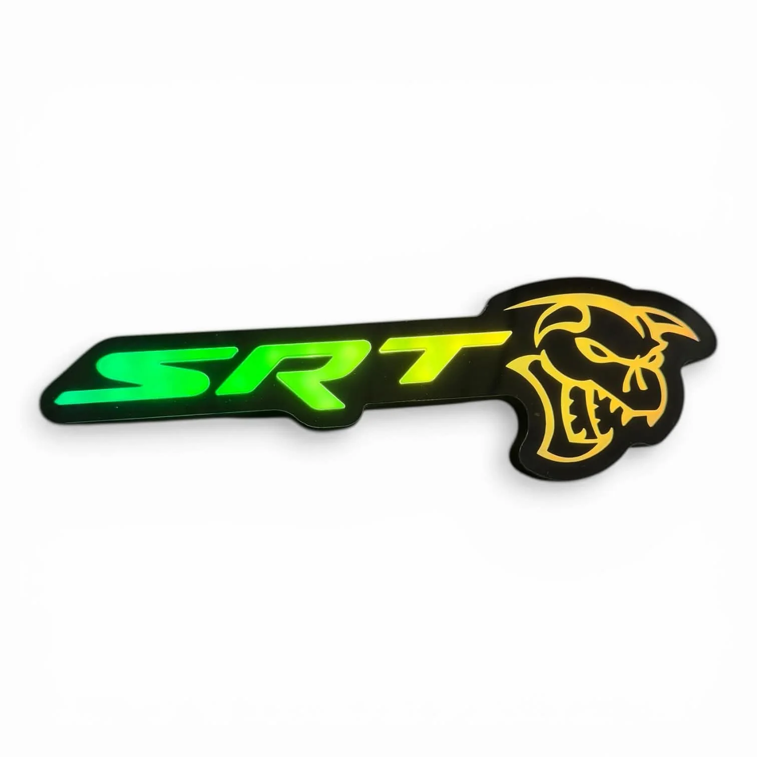 SRT Ghoul LED Badge – RGB (Multi-Color + Chasing LEDs) for Dodge Charger, Challenger - Image 4