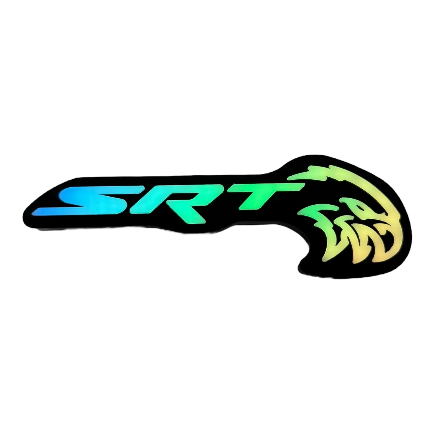 SRT Hawk LED Grille Badge – RGB (Multi-Color + Chasing LEDs) - Image 3