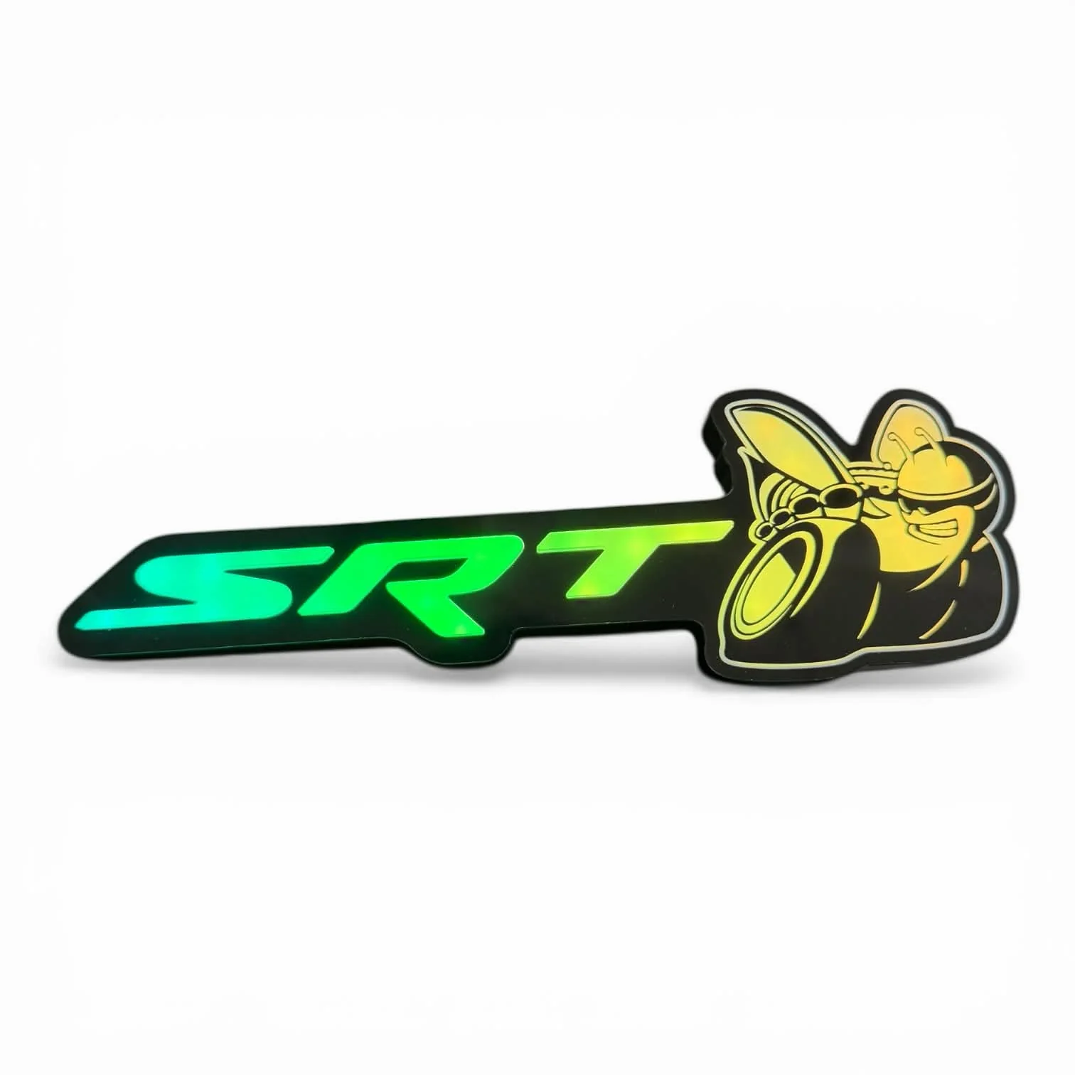 SRT Scat Pack LED Grille Badge – RGB (Multi-Color + Chasing LEDs) for Charger, Challenger, Durango - Image 3