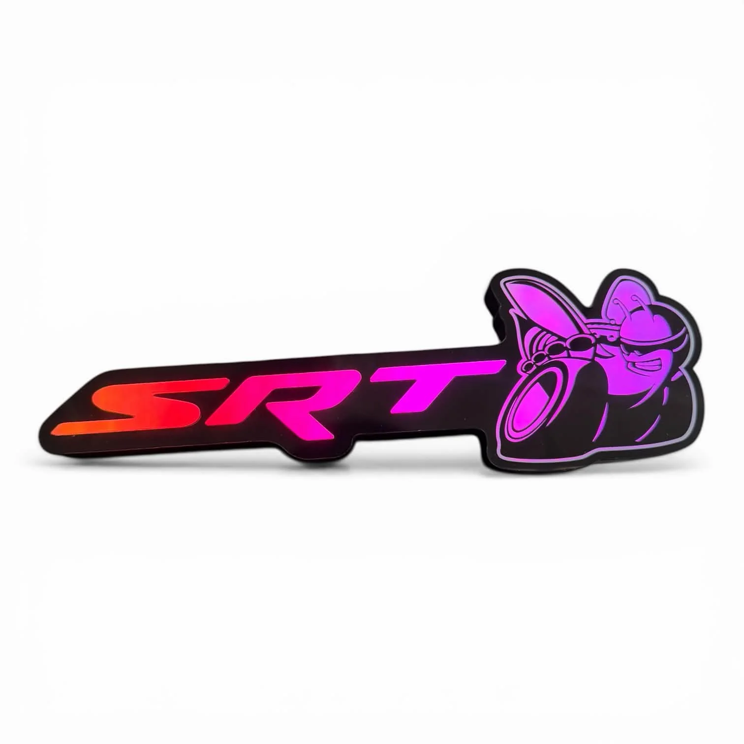 SRT Scat Pack LED Grille Badge – RGB (Multi-Color + Chasing LEDs) for Charger, Challenger, Durango - Image 4